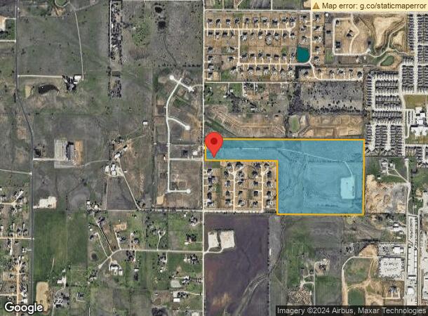  7515 Faught Rd, Argyle, TX Parcel Map