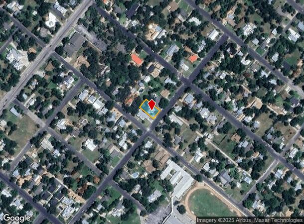 604 N Orange St, Fredericksburg, TX Parcel Map