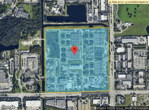  2401 N Powerline Rd, Pompano Beach, FL Parcel Map