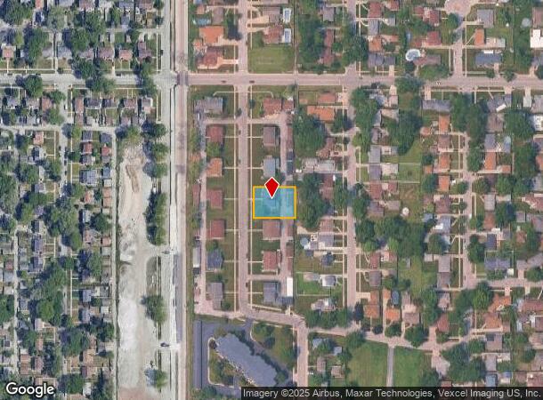 8135 Frederick Ave, Munster, IN Parcel Map