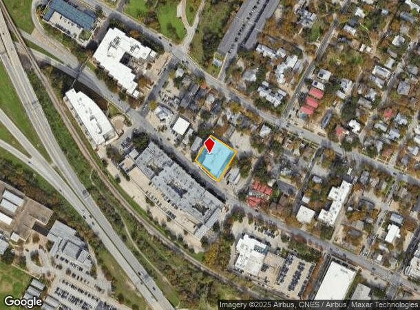  1608 W 5Th St, Austin, TX Parcel Map