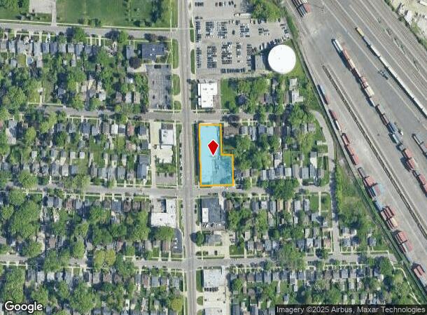 601 E Marshall St, Ferndale, MI Parcel Map