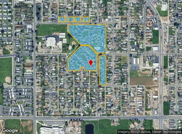  1055 E Lorena Ave, Fresno, CA Parcel Map