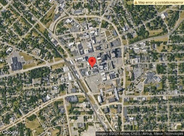  25 N Saginaw St, Pontiac, MI Parcel Map