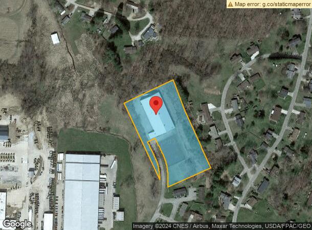  400 Tennis Center Dr, Marietta, OH Parcel Map