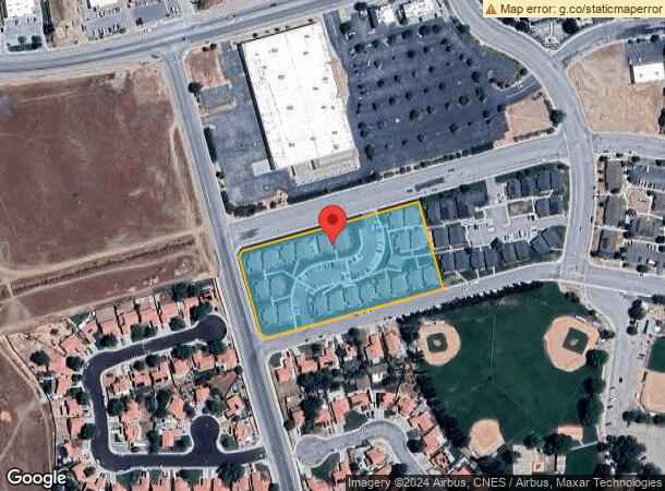  654 W E St, Tehachapi, CA Parcel Map