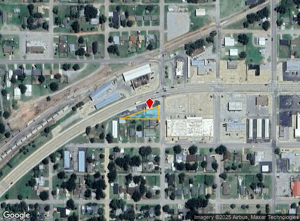  1502 W Gary Blvd, Clinton, OK Parcel Map