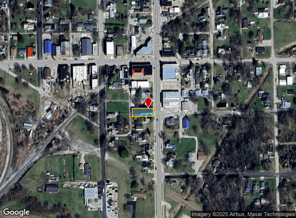  130 S Meridian St, Redkey, IN Parcel Map