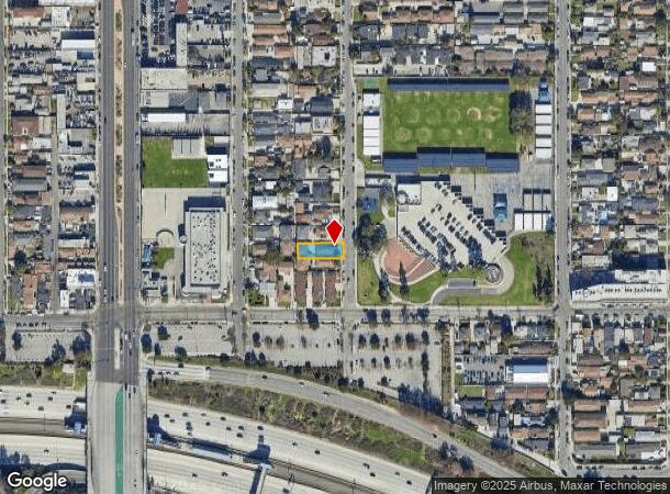 11033 Larch Ave, Inglewood, CA Parcel Map