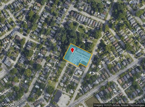  2227 Spring Ave, New Albany, IN Parcel Map