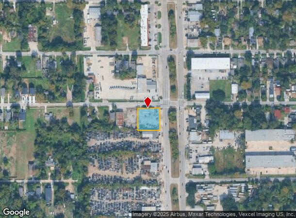 6825 N Shepherd Dr, Houston, TX Parcel Map