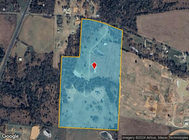  608 Old Center Church Rd, Whitesboro, TX Parcel Map