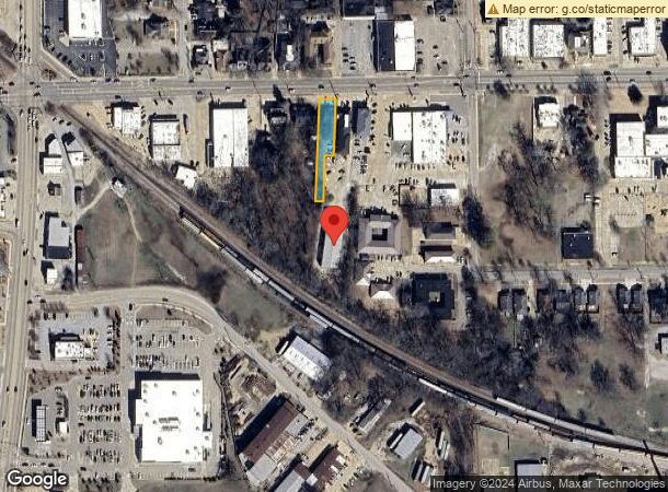  631 W Main St, Tupelo, MS Parcel Map