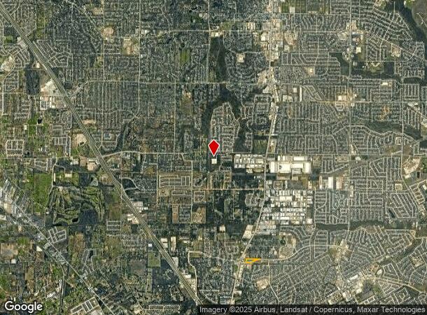  1201 W Turner Warnell Rd, Arlington, TX Parcel Map