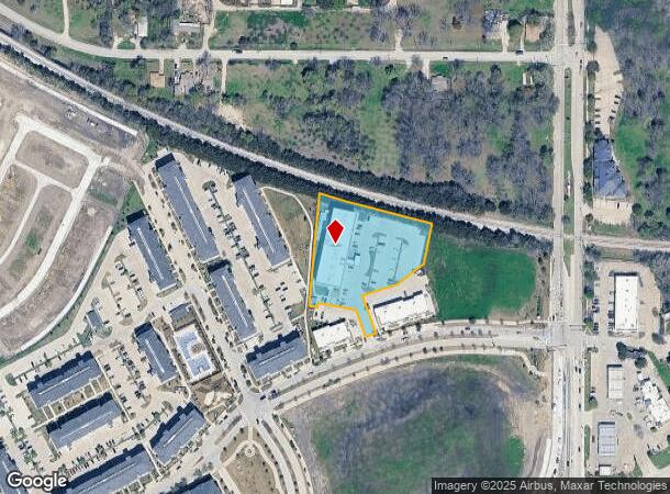 8609 Sunset Blvd, Rowlett, TX Parcel Map