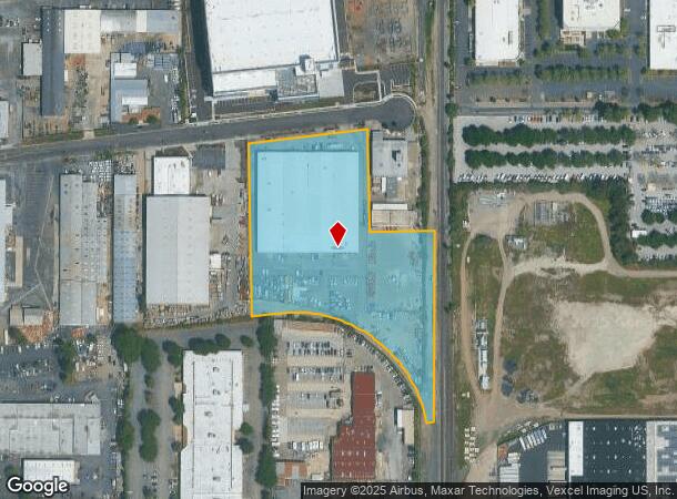 650 Walsh Ave, Santa Clara, CA Parcel Map