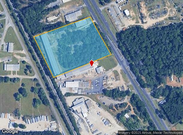  7441 Hawkinsville Rd, Macon, GA Parcel Map