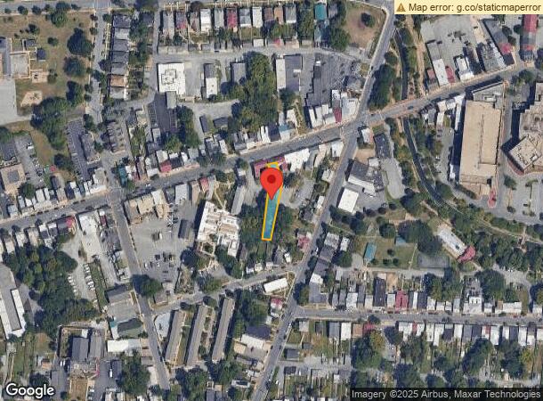  218 W Patrick St, Frederick, MD Parcel Map