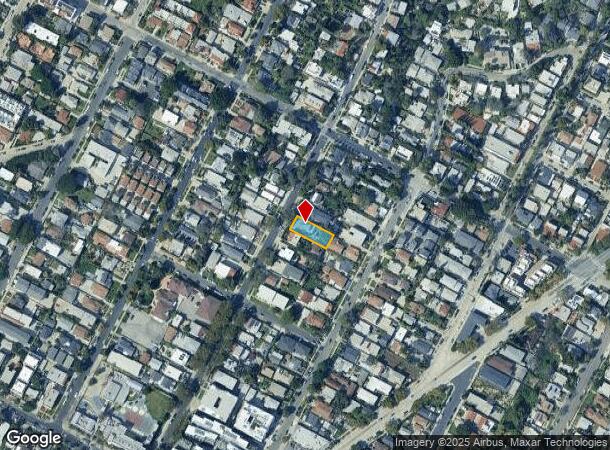 726 Robinson St, Los Angeles, CA Parcel Map
