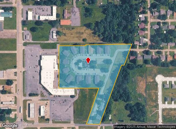  1215 Foxcroft Cir, Muskogee, OK Parcel Map