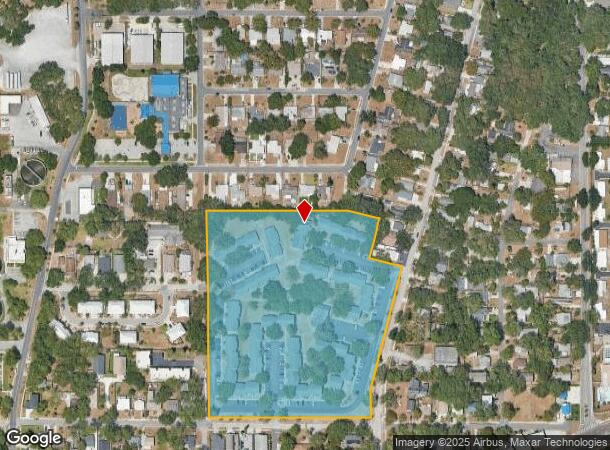  612 Grove Ct, Dunedin, FL Parcel Map