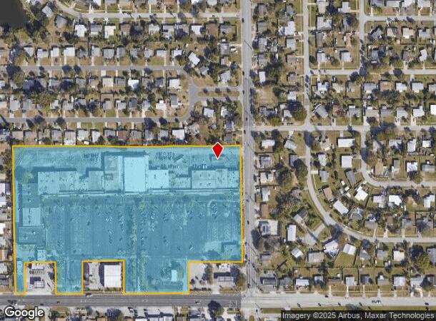 1020 Croton Rd, Melbourne, FL Parcel Map