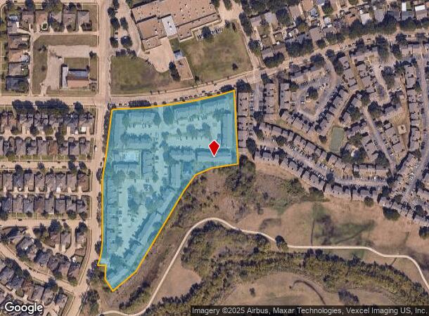 1810 E Peters Colony Rd, Carrollton, TX Parcel Map