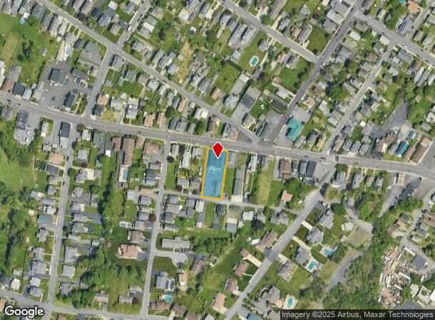  734 E Drinker St, Dunmore, PA Parcel Map