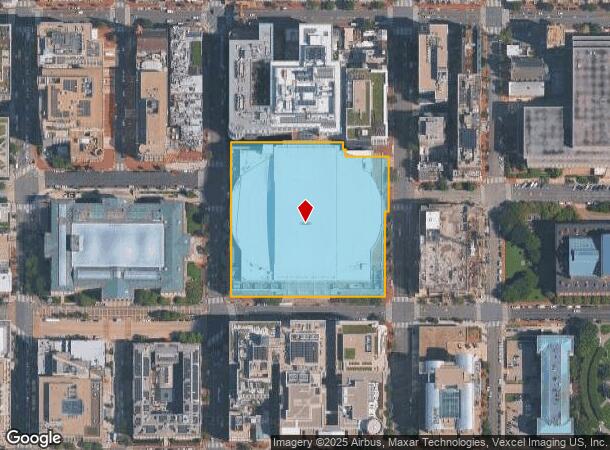  601 F St Nw, Washington, DC Parcel Map