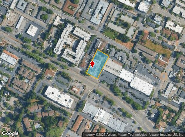 1962 W El Camino Real, Mountain View, CA Parcel Map