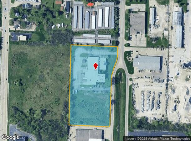 7221 S 10Th St, Oak Creek, WI Parcel Map