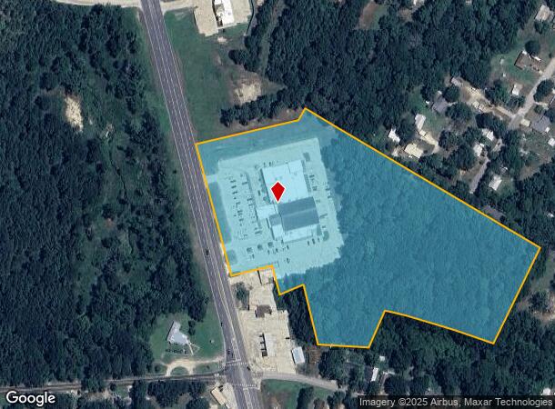 610 Hurst St, Center, TX Parcel Map