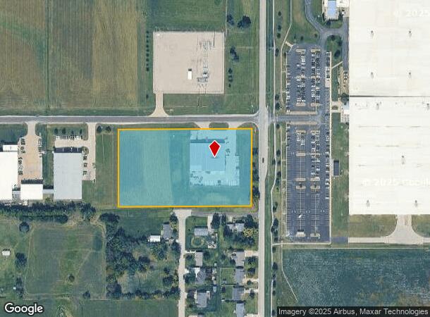  1420 E Enterprise St, Ottawa, KS Parcel Map