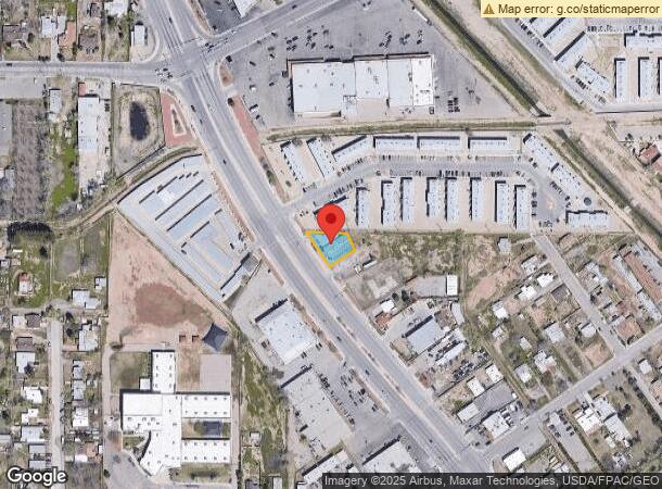  7641 N Loop Dr, El Paso, TX Parcel Map