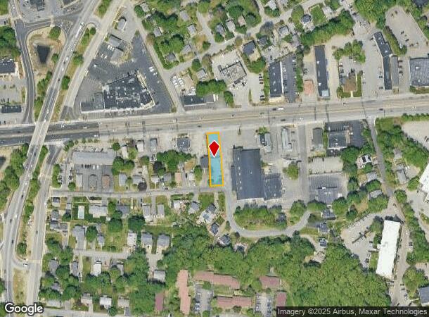  282 Worcester Rd, Framingham, MA Parcel Map