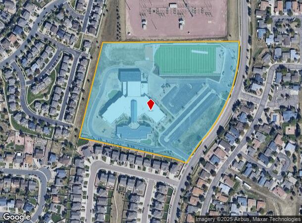  4620 Antelope Ridge Dr, Colorado Springs, CO Parcel Map