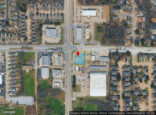 1014 N Industrial Blvd, Euless, TX Parcel Map