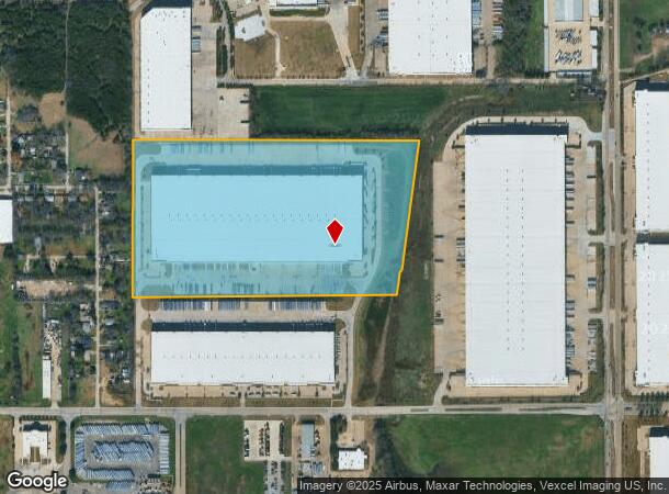 2821 Danieldale Rd, Lancaster, TX Parcel Map
