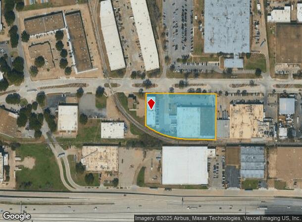  850 Avenue H E, Arlington, TX Parcel Map