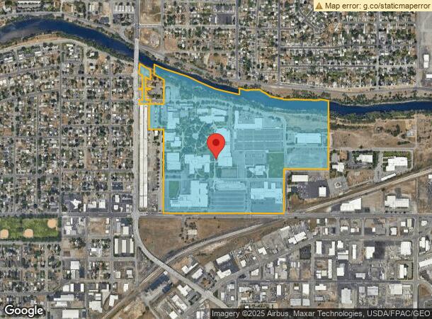  1810 N Greene St, Spokane, WA Parcel Map