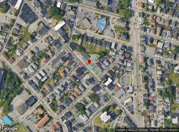  1572 Pleasant St, Fall River, MA Parcel Map