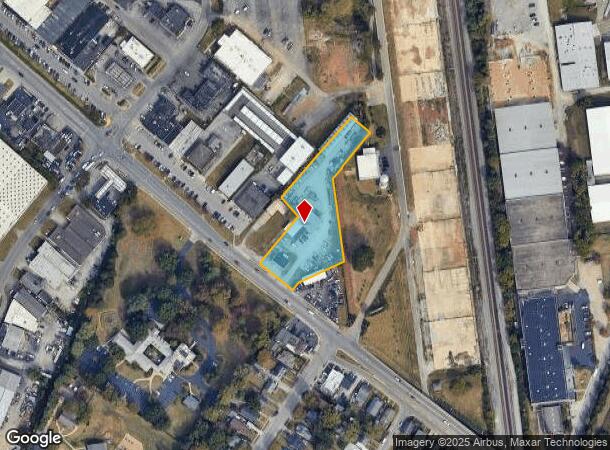  1307 W Main St, Lexington, KY Parcel Map