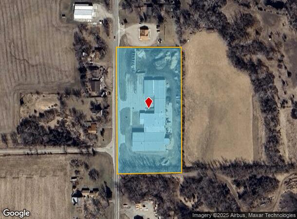  393 S Meridian Rd, Hudson, MI Parcel Map