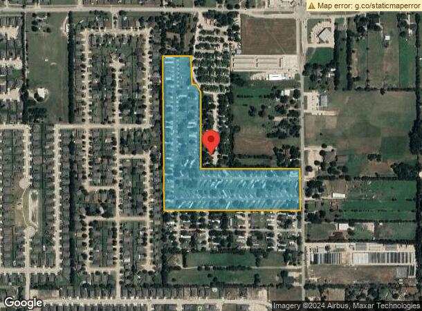  1835 S Hampton Rd, Red Oak, TX Parcel Map