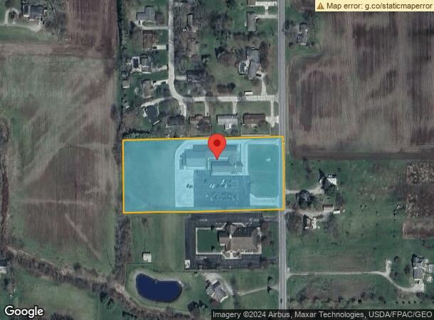  854 S Shoop Ave, Wauseon, OH Parcel Map