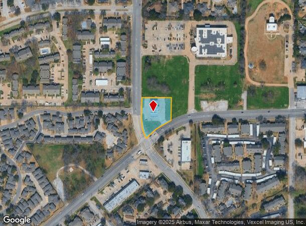 2400 Forest Ridge Dr, Bedford, TX Parcel Map
