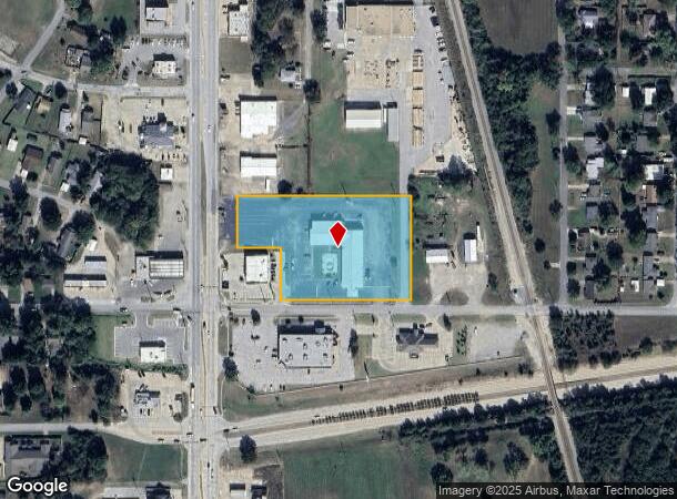  1221 S Wood Dr, Okmulgee, OK Parcel Map