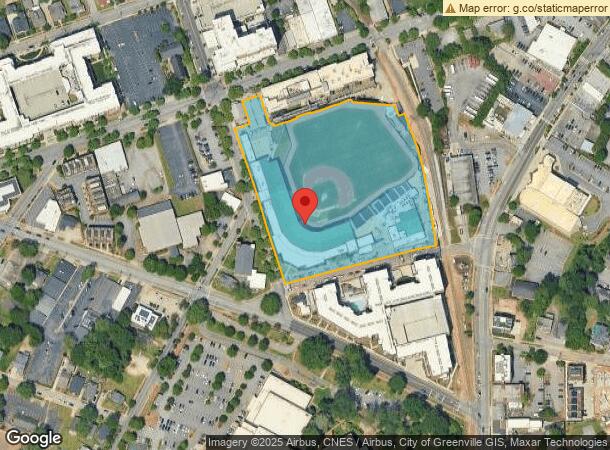  945 S Main St, Greenville, SC Parcel Map