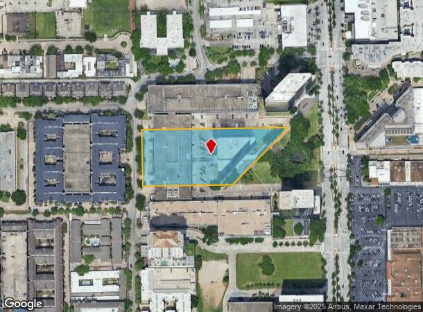  1990 Post Oak Blvd, Houston, TX Parcel Map