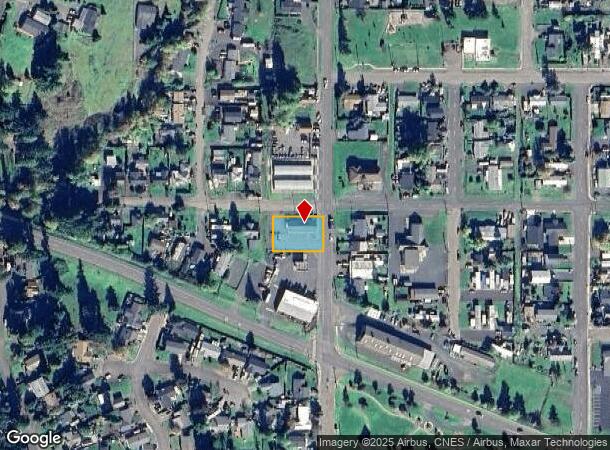 135 N Moss St, Lowell, OR Parcel Map